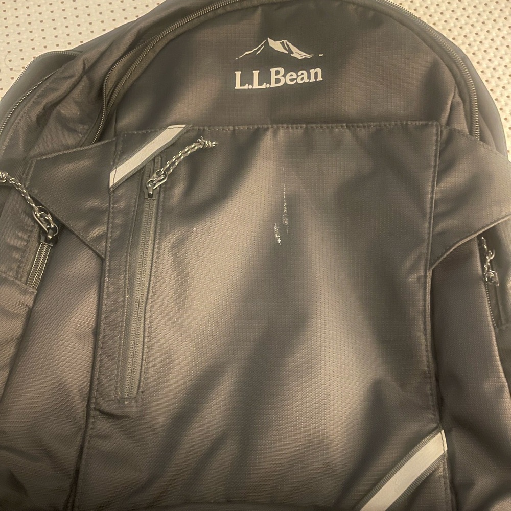 LL Bean locker backpack black 42 liter